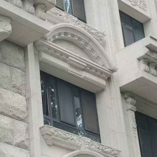 唐山芝麻白异形 石材异形定制