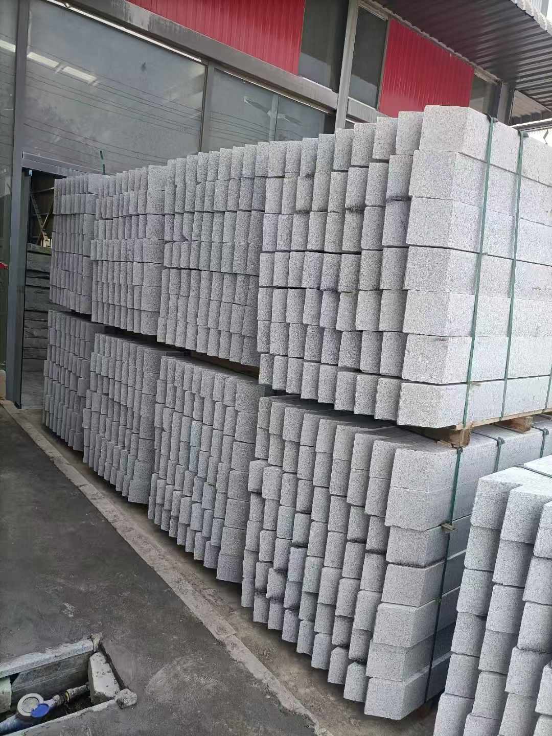 唐山芝麻白树围石 树池