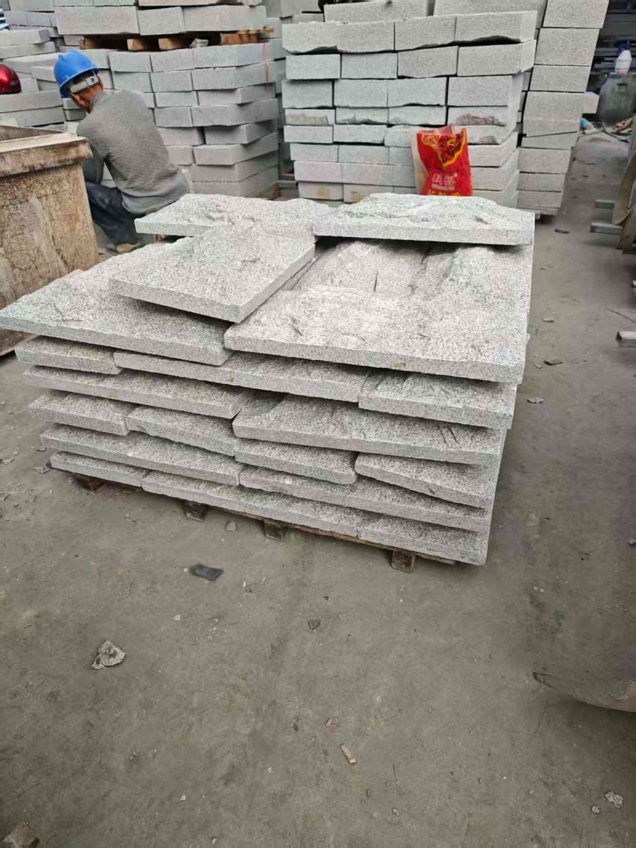 唐山芝麻白蘑菇石，自然面